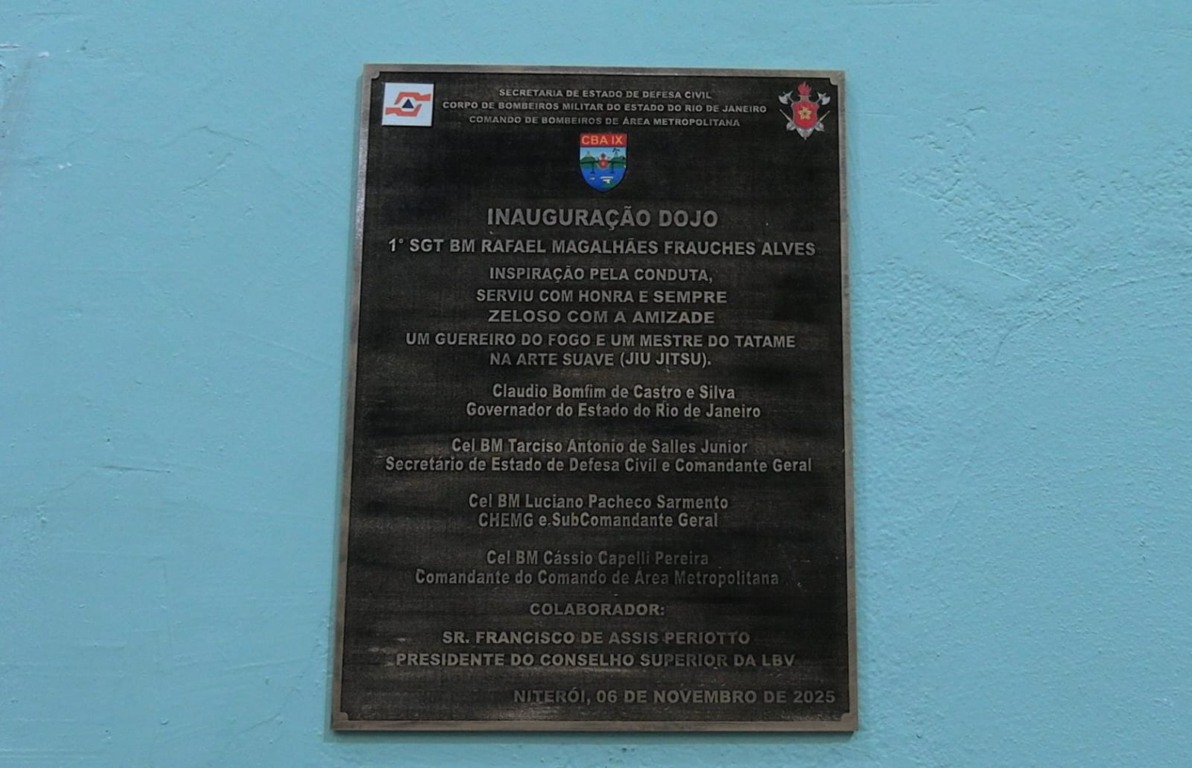 CBMERJ inaugura dojô