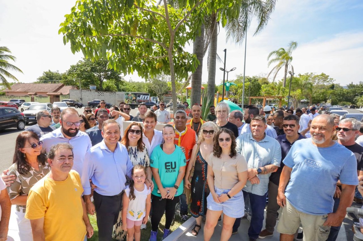 obras de infraestrutura no Campo Belo, em Itaipu