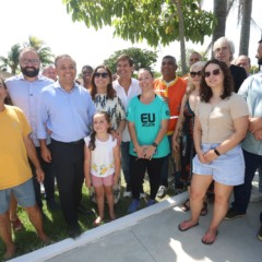 obras de infraestrutura no Campo Belo, em Itaipu