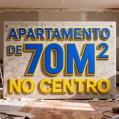 Quanto custa reformar um apartamento de 70 m² no centro de uma capital em novembro de 2025?