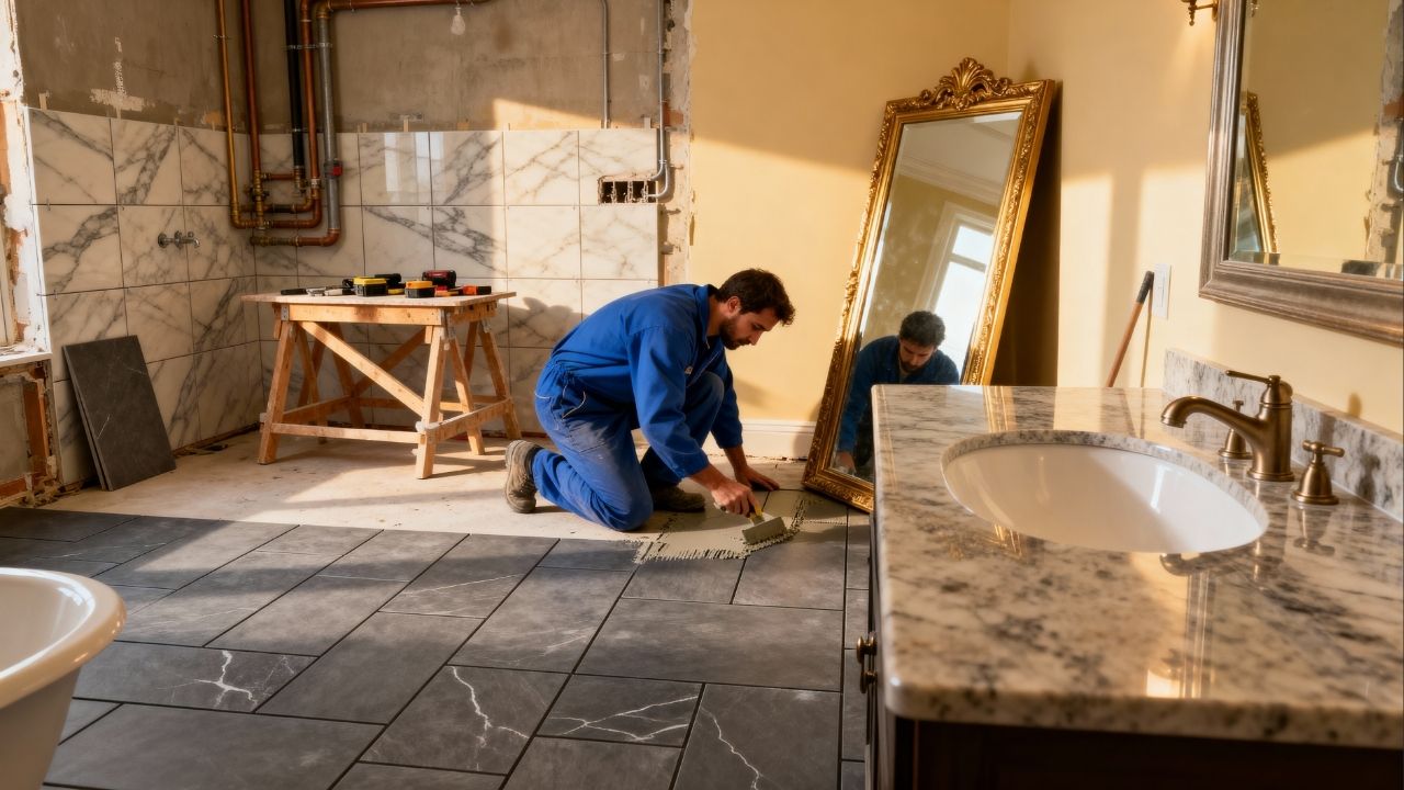 Quanto custa reformar um banheiro com acabamento de luxo em novembro de 2025