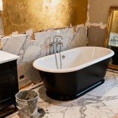 Quanto custa reformar um banheiro com acabamento de luxo em novembro de 2025