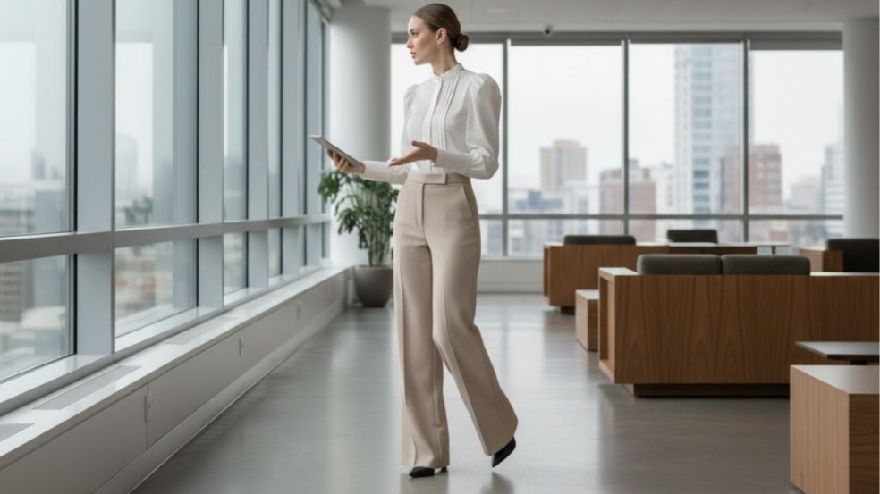 A calça que deixa seu visual moderno e cheio de estilo A calça que deixa seu visual moderno e cheio de estilo