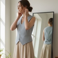 Coletes como terceira peça para transformar o look sem esforço