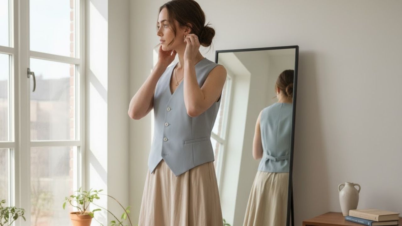 Coletes como terceira peça para transformar o look sem esforço