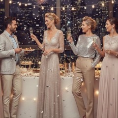 Alternativas ao branco para looks de Ano Novo cheios de charme