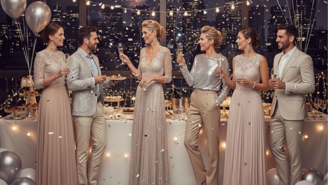 Alternativas ao branco para looks de Ano Novo cheios de charme