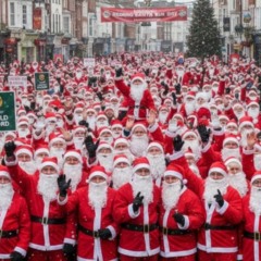 O encontro de papais noéis que entrou para o livro dos recordes