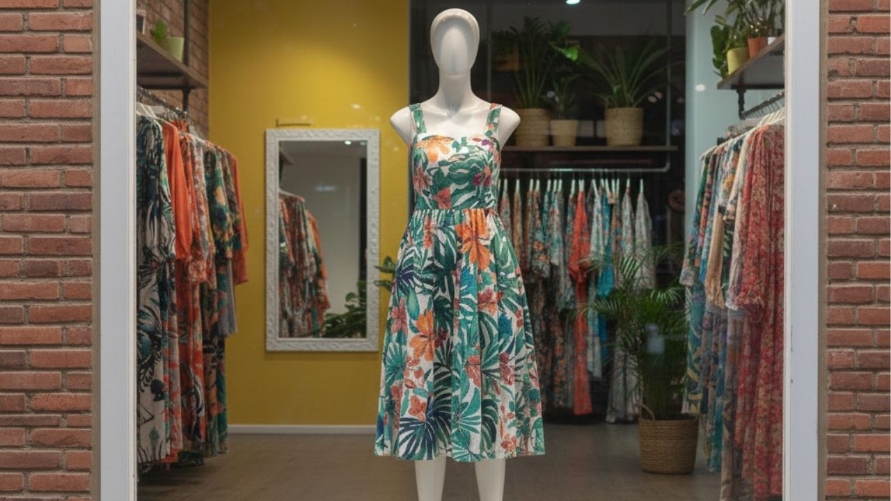 Looks modernos com estampas botânicas e um toque de originalidade