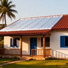 Quanto custa trocar o telhado de uma casa antiga por telhas térmicas nesse calor