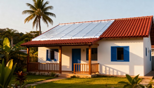 Quanto custa trocar o telhado de uma casa antiga por telhas térmicas nesse calor