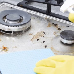 Comecei a usar vinagre sempre depois que ele removeu toda a gordura do fogão