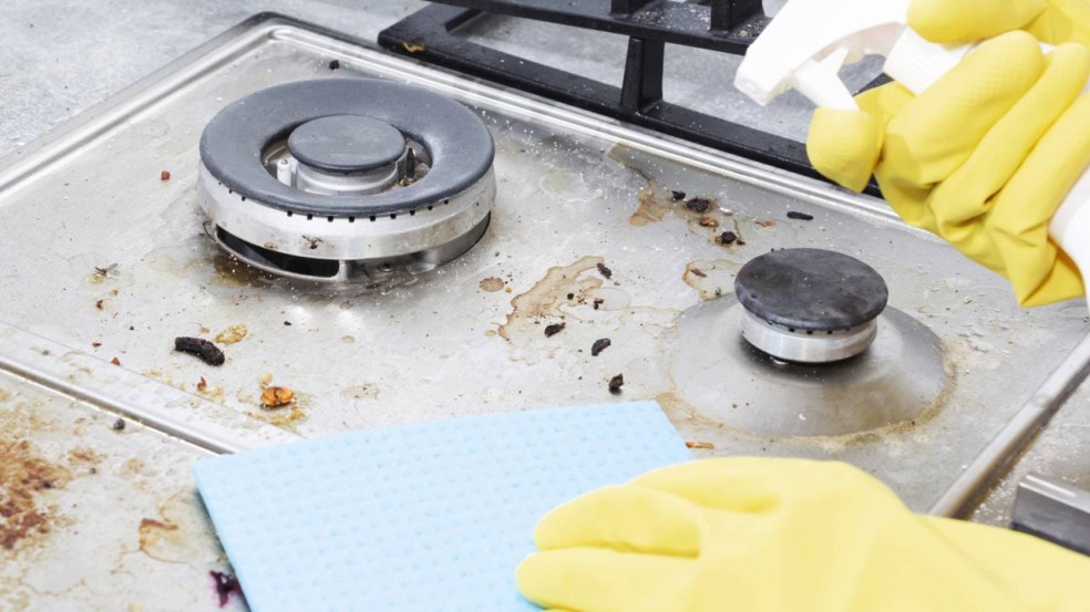 Comecei a usar vinagre sempre depois que ele removeu toda a gordura do fogão