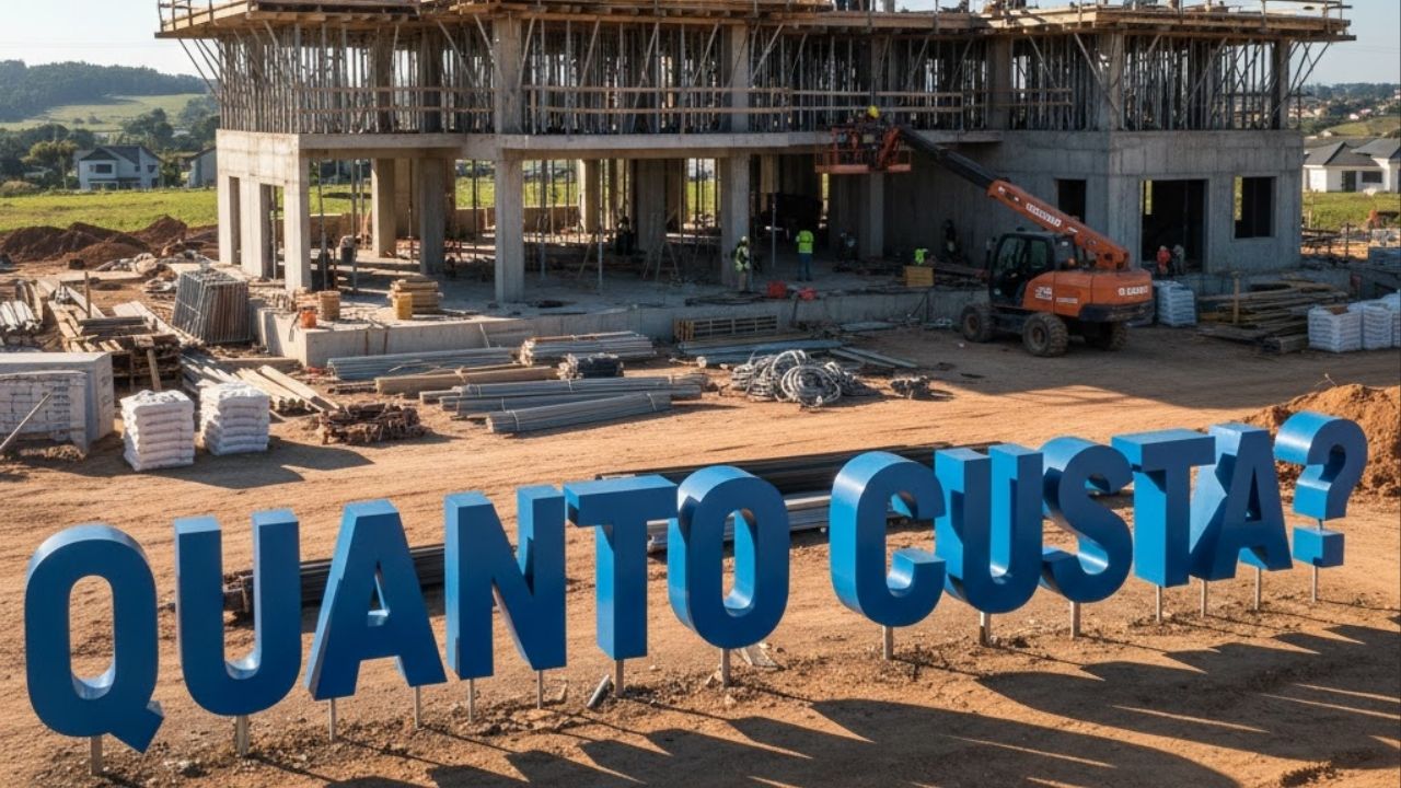 Quanto custa construir uma casa de 100m² em novembro de 2025