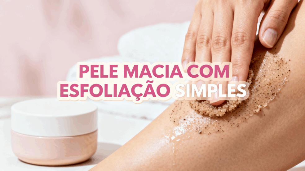 Esfoliação corporal simples que deixa a pele macia e iluminada Esfoliação corporal simples que deixa a pele macia e iluminada
