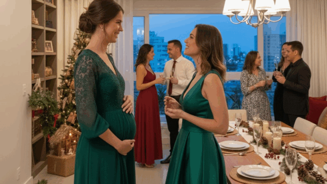 Verde no Natal indica gravidez? Entenda o mito e aprenda a criar um look lindo