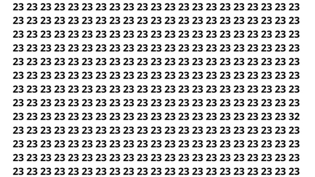 5 em cada 20 pessoas acham o número escondido rapidamente
