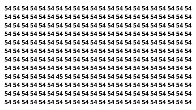 Você consegue localizar o número que todos estão tentando ver?