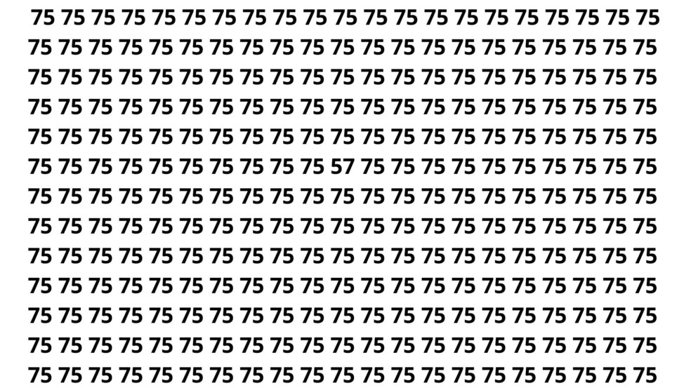 8 segundos para encontrar o número entre multidões de 75 8 segundos para encontrar o número entre multidões de 75