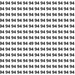 Encontre o número escondido entre vários 94