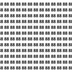 Concentre-se e encontre o número escondido na ilusão de ótica