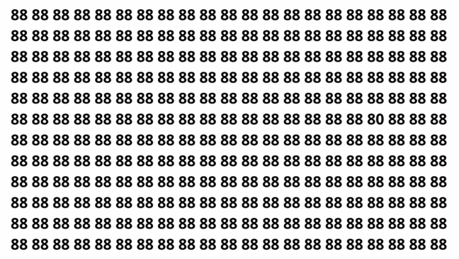 Concentre-se e encontre o número escondido na ilusão de ótica