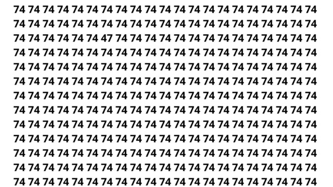 Você consegue localizar o número que todos estão procurando