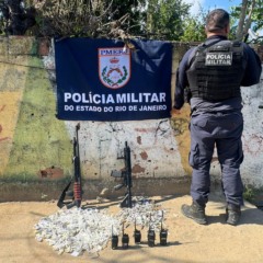 São Gonçalo: operação surpreende grupo armado e apreende fuzil
