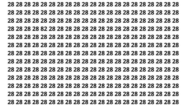 7 segundos para encontrar o número escondido no desafio viral