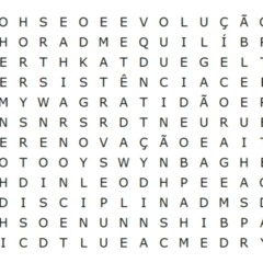 Desafio caça palavras: encontre as 8 palavras em 80 segundos