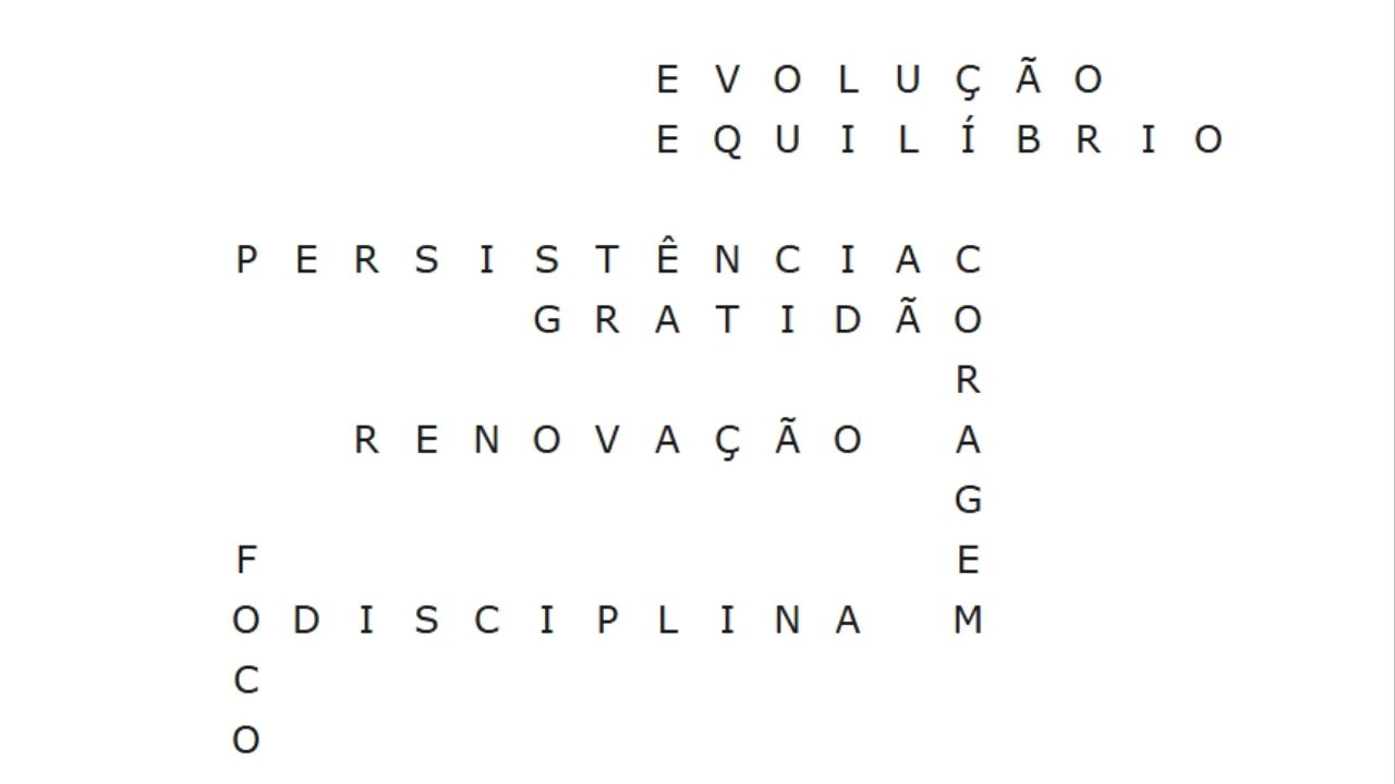 Desafio ca&ccedil;a palavras: encontre as 8 palavras em 80 segundos