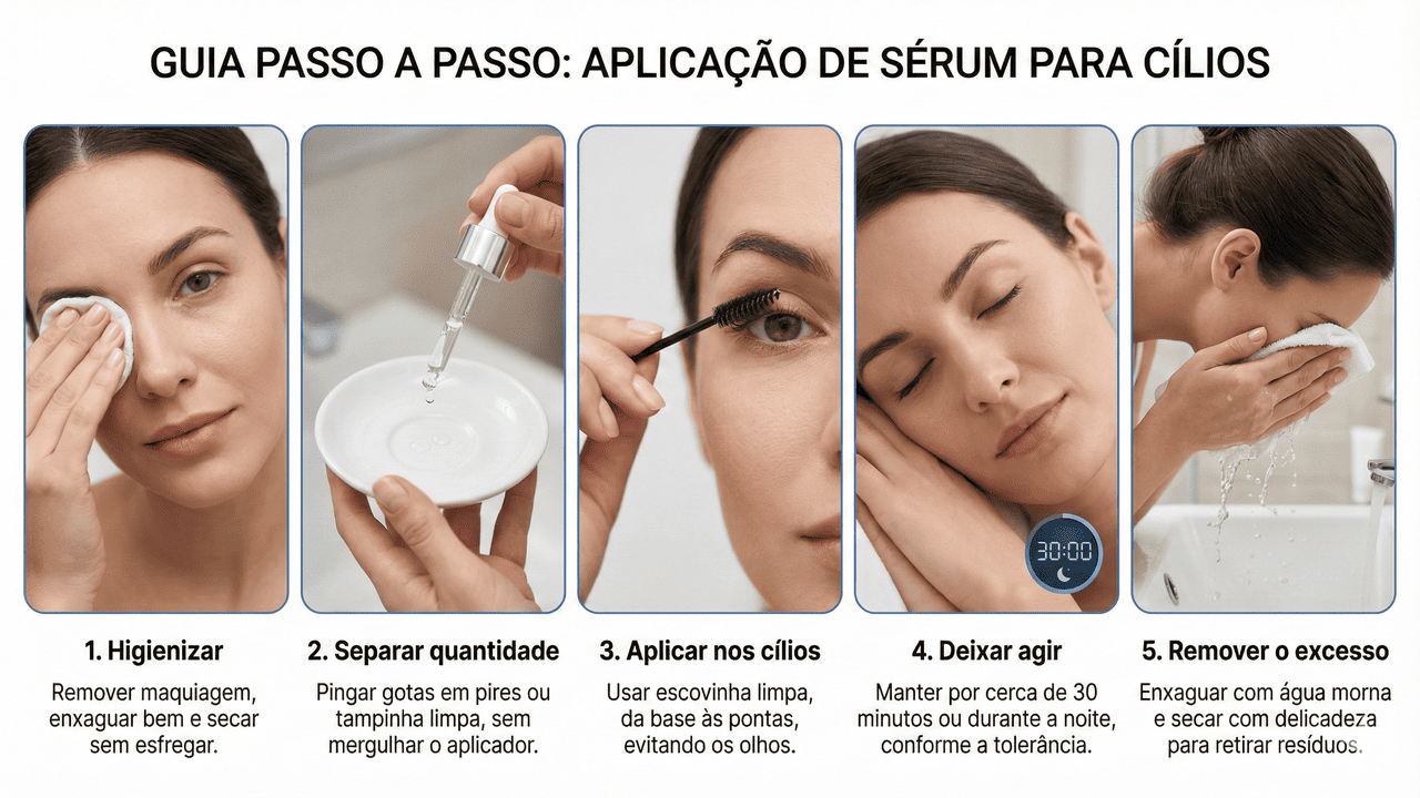 O jeito para ter cílios longos e fortes com cuidados simples que cabem na sua rotina