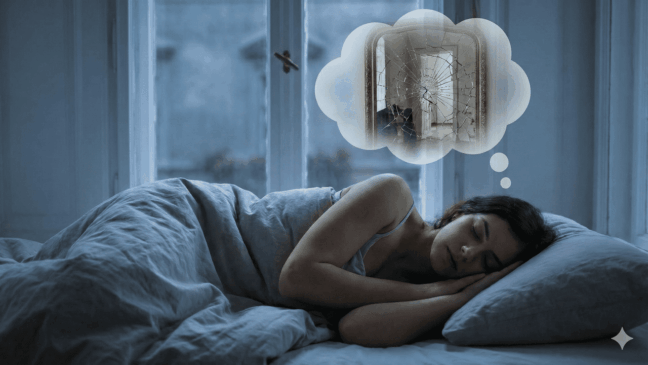 A interpretação mais comum de sonhar com espelho quebrado está ligada à imagem pessoal