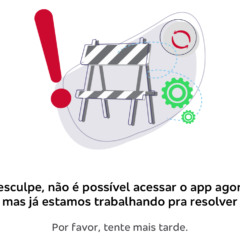 Aplicativo do banco está fora do ar nesta sexta-feira (12).