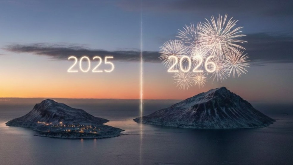 O lugar curioso onde o Ano Novo chega duas vezes O lugar curioso onde o Ano Novo chega duas vezes