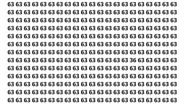 Encontre o número escondido e teste sua atenção em segundos