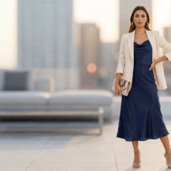 Peças versáteis facilitando a transição do look do dia à noite