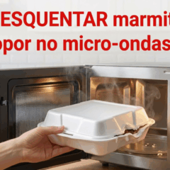 Prática segura que previne contaminação por plásticos aquecidos.
