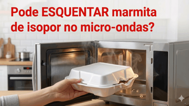 Prática segura que previne contaminação por plásticos aquecidos.