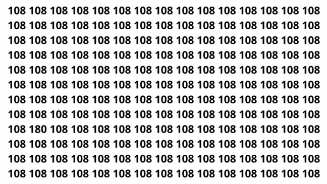 Tem um número camuflado aqui e você tem 10 segundos para encontrá-lo