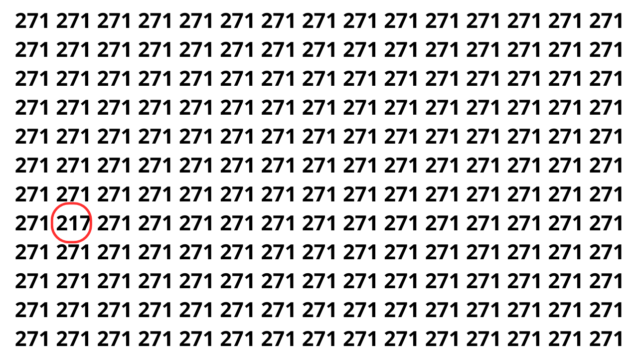 Só os mais atentos acham o número diferente neste desafio visual