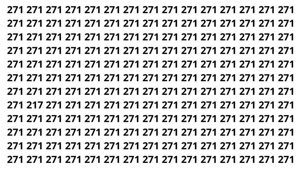 Só os mais atentos acham o número diferente neste desafio visual Só os mais atentos acham o número diferente neste desafio visual