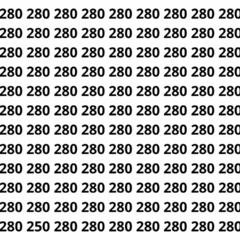 Número intruso: desafie sua atenção entre os 280