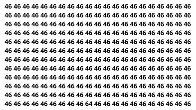 Encontre o número escondido neste desafio visual em 6 segundos