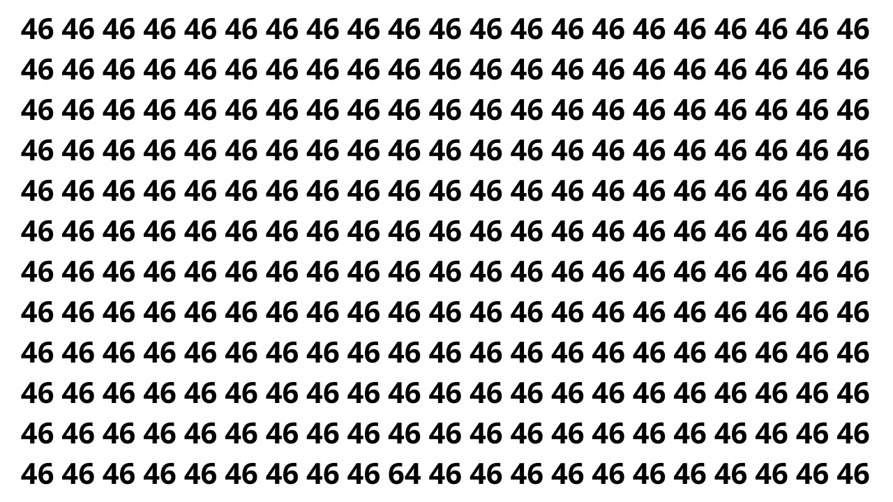 Encontre o n&uacute;mero escondido neste desafio visual em 6 segundos