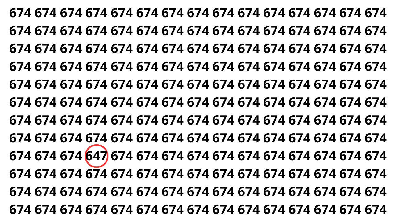 Encontre o número que foge do padrão em 5 segundos