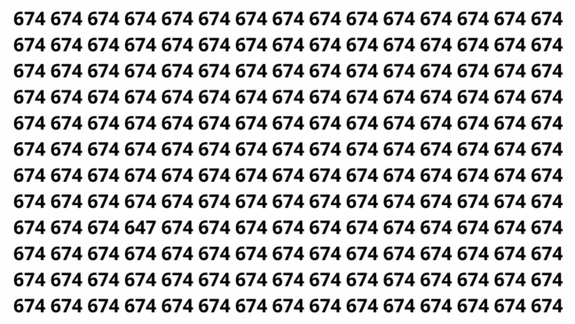 Encontre o número que foge do padrão em 5 segundos