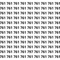 Apenas 5 em cada 20 pessoas encontram o número escondido