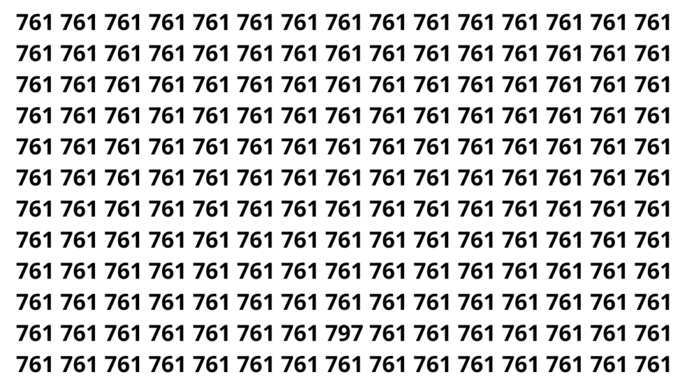 Apenas 5 em cada 20 pessoas encontram o número escondido