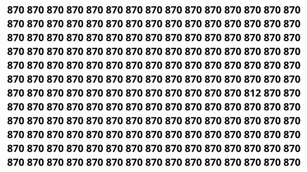 Desafio visual: encontre o número que está escondido em segundos Desafio visual: encontre o número que está escondido em segundos